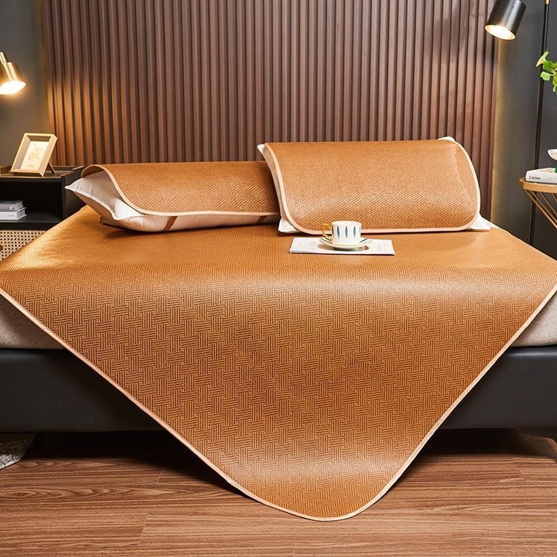 Atvėsinantis lovos kilimėlis, sulankstomas dizainas, viskozės pluoštas (ice silk), susiūtas audinys (spliced), naujasis kinų stilius