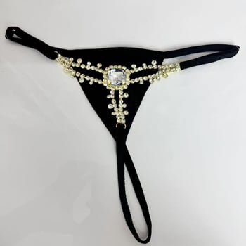 Strasszos négyszögletes testlánc, alacsony derék, női bikini testlánc, nyár 2025