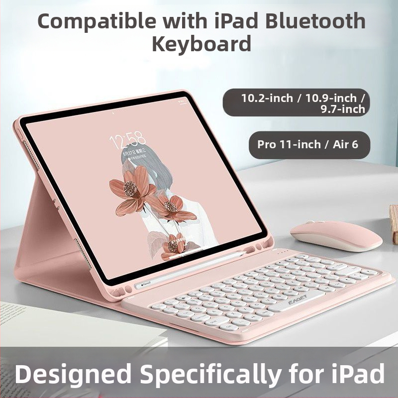 iPad apsauginis dėklas su magnetiniu uždarymu ir rašiklio skyriumi (Magnetinis uždarymas; rašiklio skyrius; suderinamas su iPad serijomis)