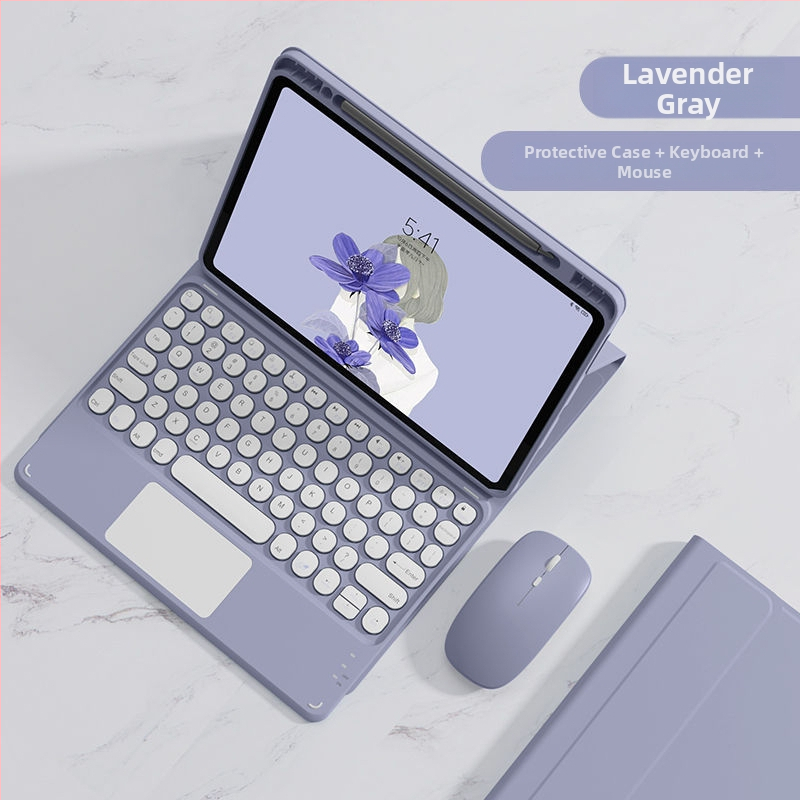 Integruotas apsauginės dėklas su Bluetooth klaviatūra iPad, magnetinis užsegimas, styliaus skyriaus, suderinamas su iPad mini 6, iPad Pro 11 ir iPad Air 4/5