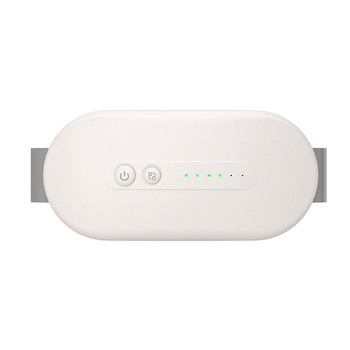 Centură de masaj pentru talie cu încălzire infraroșu și vibrație cu mai multe puncte, model LSP-1, reîncărcabilă, temporizator, temperatură 45-65°C