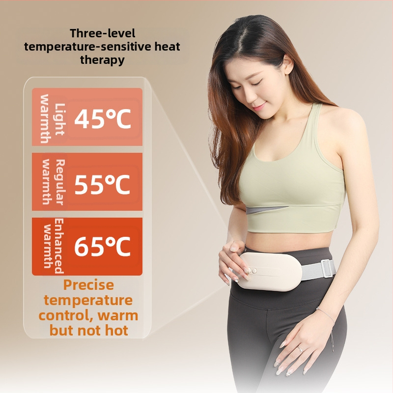 Juosmens diržo masažuoklis su infraraudonųjų spindulių šildymu ir daugiapunktine vibracija, modelis LSP-1, įkraunamas, laikmatis, temperatūra 45-65°C