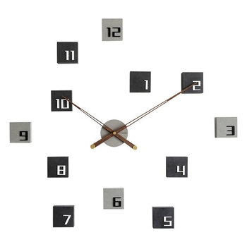 Fali óra, House Accuracy, modell P000EMA59, modern minimalista stílus, elemmel működtetett, ugró másodperces mechanizmus