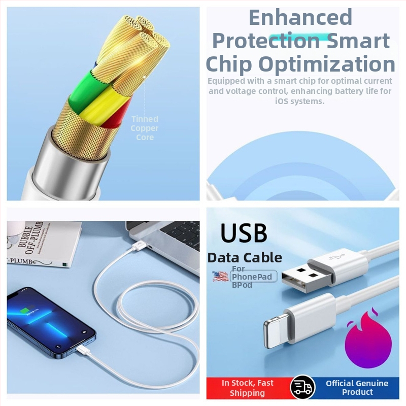 Junlang PD USB andmekabel kiire laadimisega iPhone 6–14