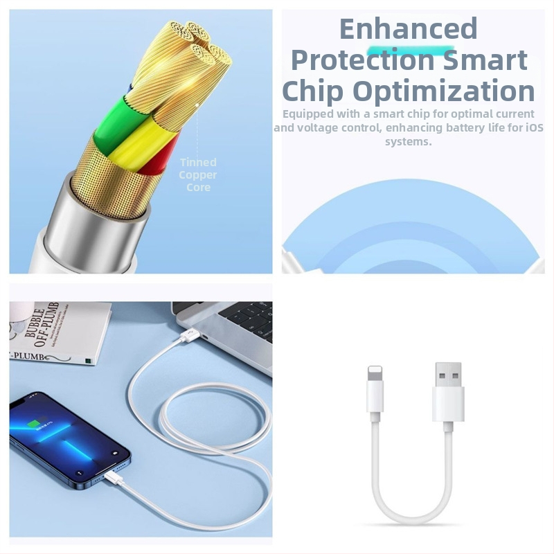 Junlang PD USB andmekabel kiire laadimisega iPhone 6–14