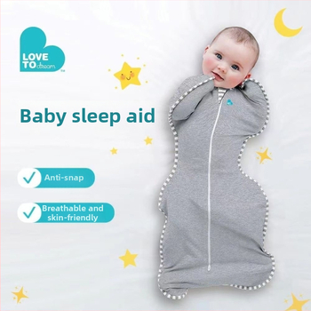 Новородено: спален чувал със завивка, чист памук, пълнеж 0,5 кг, за лято и пролетно–есенен период.