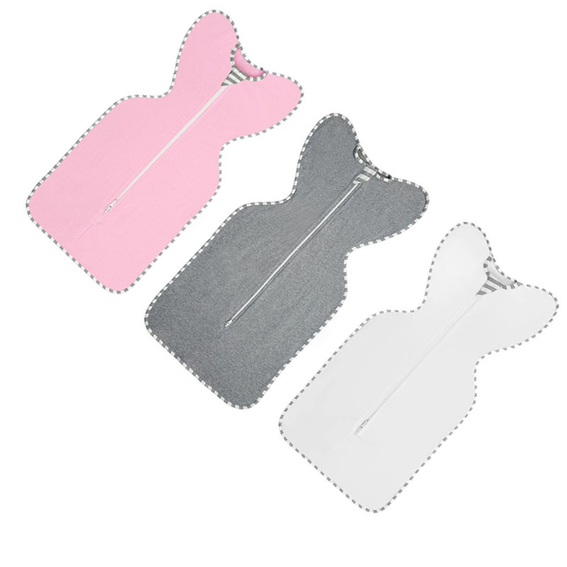 Новородено: спален чувал със завивка, чист памук, пълнеж 0,5 кг, за лято и пролетно–есенен период.