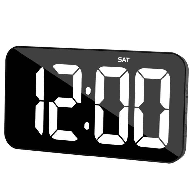 Budilica GTJP23500 s digitalnim LED zaslonom, velikim zaslonom, tjednim prikazom i funkcijom alarma