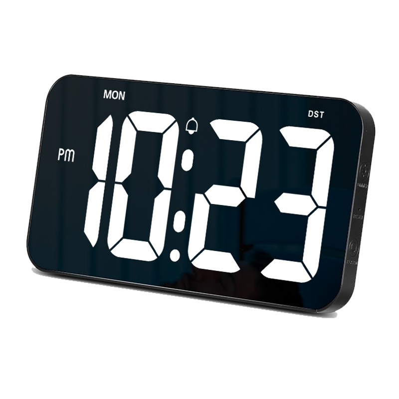 Budilica GTJP23500 s digitalnim LED zaslonom, velikim zaslonom, tjednim prikazom i funkcijom alarma