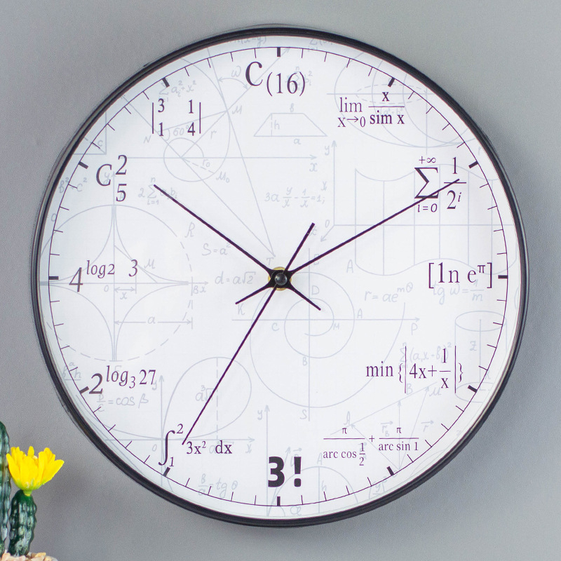 Стенно часовник с плавно движение на секундите, батерийно захранване, корпус от пластмаса, циферблат PVC, Pegasus движение