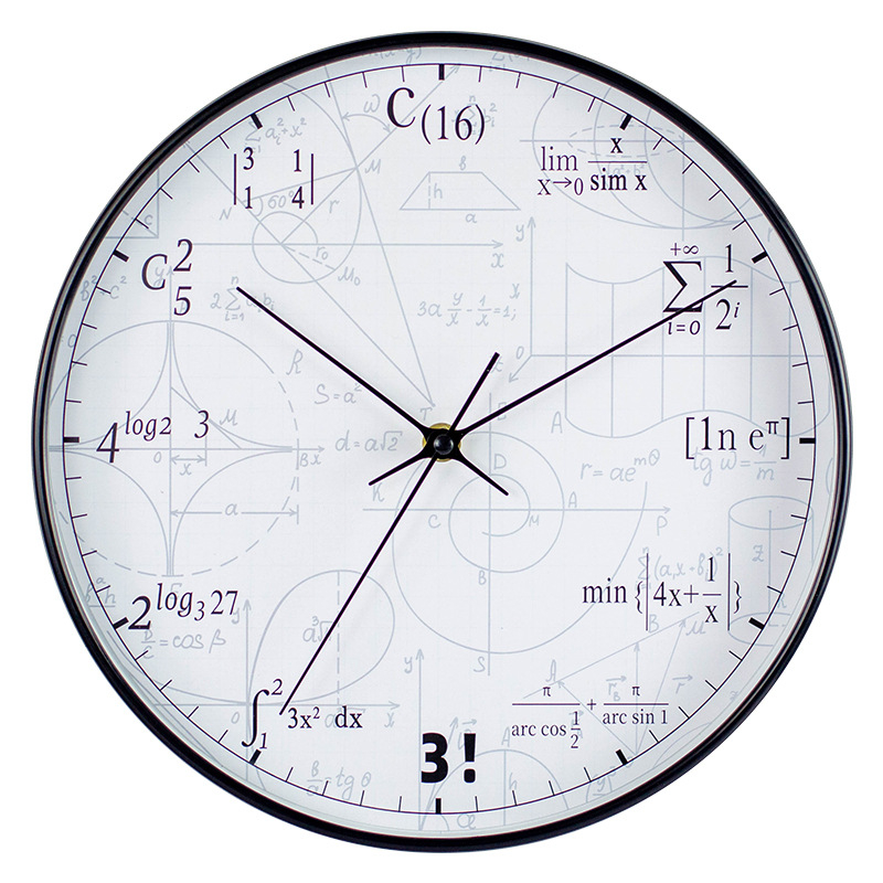 Стенно часовник с плавно движение на секундите, батерийно захранване, корпус от пластмаса, циферблат PVC, Pegasus движение