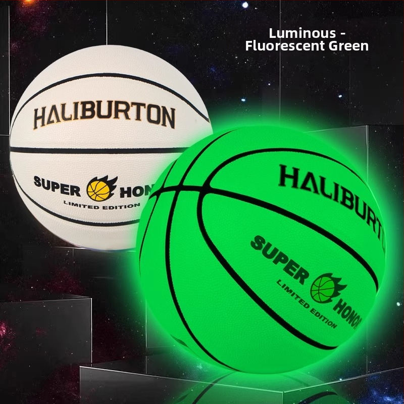 Svetelná vonkajšia PU basketbalová lopta – odolná voči opotrebeniu, s možnosťou vlastného loga