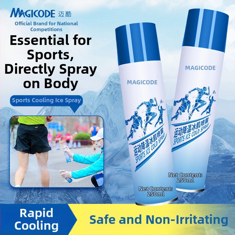 Sporta dzesējošais sprejs muskuļiem – dzesēšana, auksts kompres, saldēšanas sprejs sviedru mazināšanai un pirmā palīdzība basketbolā un futbolā