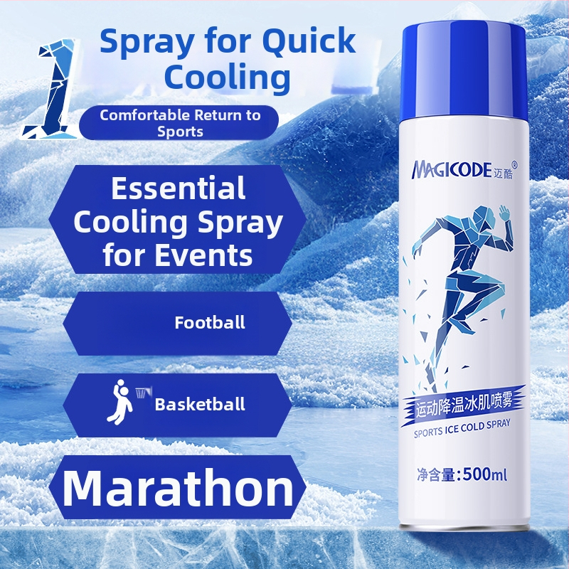Sporta dzesējošais sprejs muskuļiem – dzesēšana, auksts kompres, saldēšanas sprejs sviedru mazināšanai un pirmā palīdzība basketbolā un futbolā