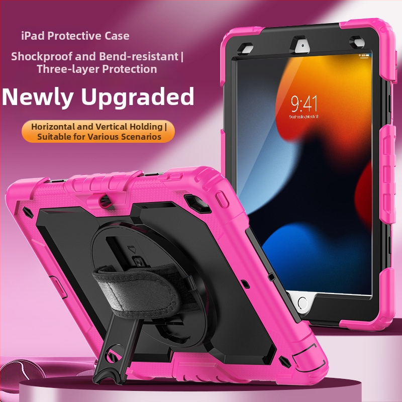 Silicone maciņš Apple iPad — pilna aizsardzība, triecienizturīgs, pret pirkstu nospiedumiem, gravējums imprint, pielāgojams