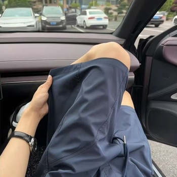 Vīriešu sporta šorti kapri garumā, 90% poliester, elastīgi, vasara 2025