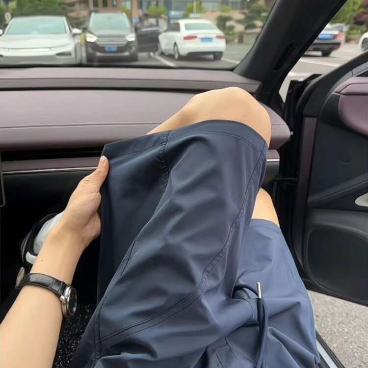 Vīriešu sporta šorti kapri garumā, 90% poliester, elastīgi, vasara 2025