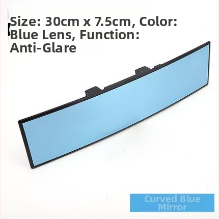 Automobiļa iekšējais atpakaļskata spogulis, plašs redzes laukums, pretspīduma pārklājums