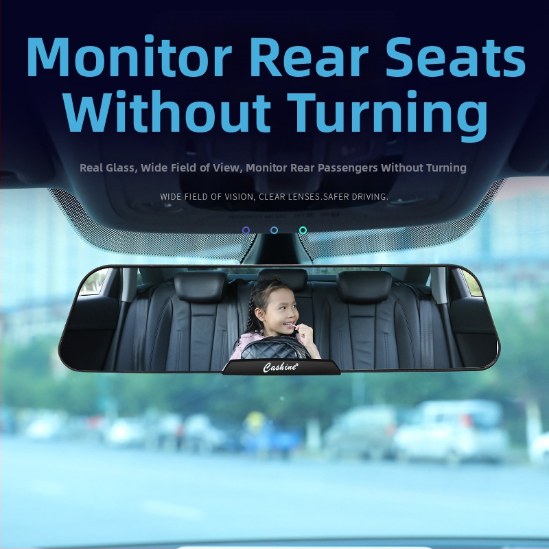 Automobiļa iekšējais atpakaļskata spogulis, plašs redzes laukums, pretspīduma pārklājums