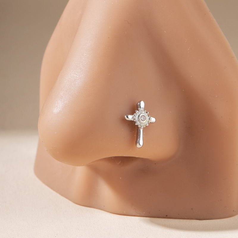 Nosni pin s križnim dizajnom, Princess serija, unisex, pojedinačno pakiranje, lansiran u ljeto 2025.