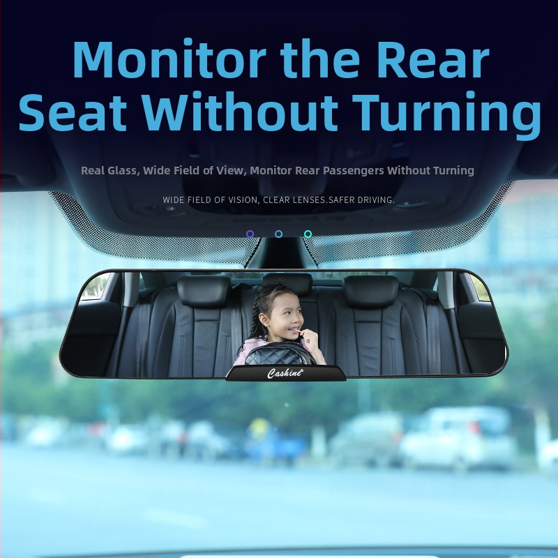 Auto iekšējais atpakaļskata spogulis, plašs skatījums, pretspīduma pārklājums — Love Car Products