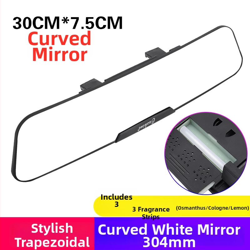 Auto iekšējais atpakaļskata spogulis, plašs skatījums, pretspīduma pārklājums — Love Car Products