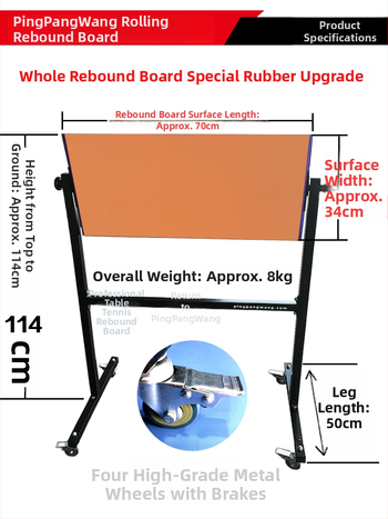 Galda tenisa atgriezeniskā plāksne mājas apmācībām – profesionālais atgriežamais, pašmācība