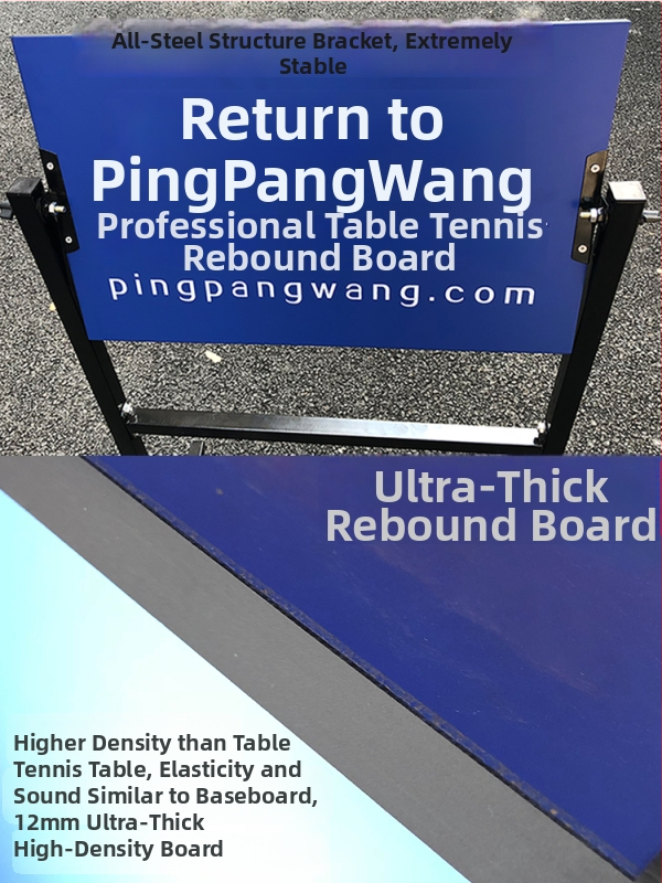 Galda tenisa atgriezeniskā plāksne mājas apmācībām – profesionālais atgriežamais, pašmācība