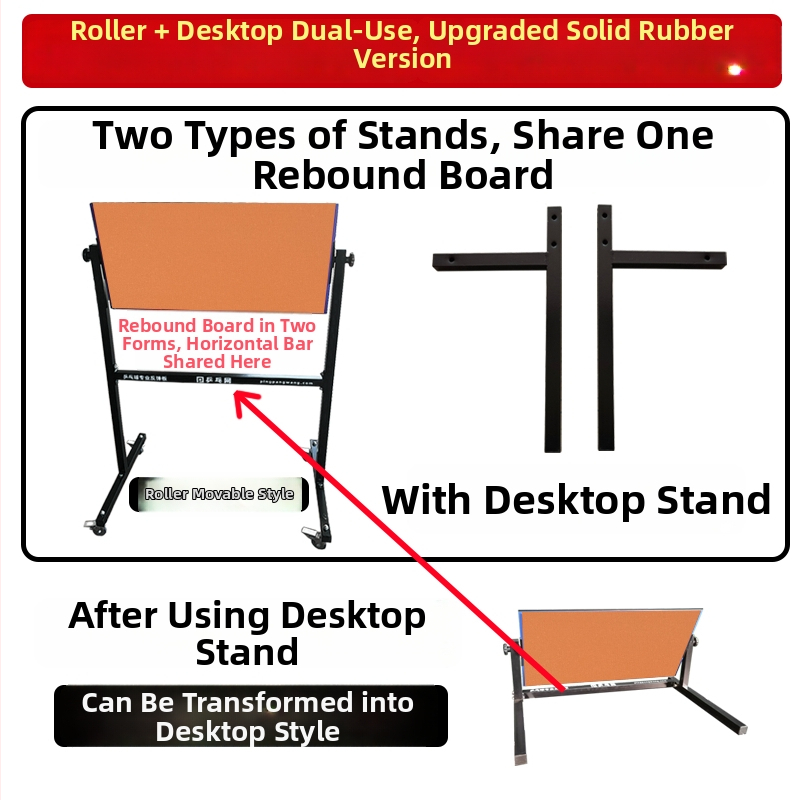 Galda tenisa atgriezeniskā plāksne mājas apmācībām – profesionālais atgriežamais, pašmācība