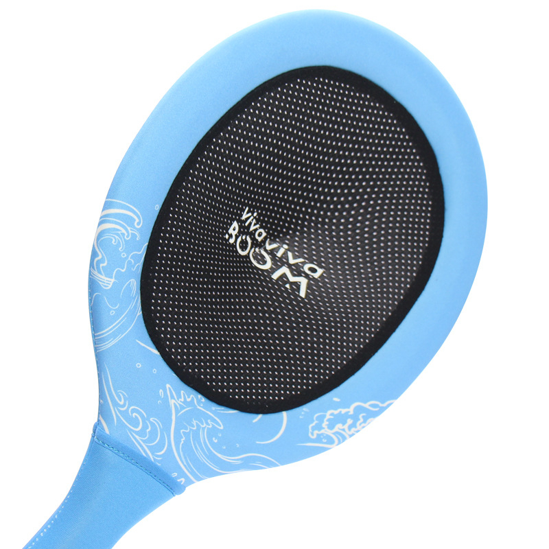 Shang Yijia Set pentru copii pentru plajă cu rachetă – lovire directă, placă din plastic, cauciuc neopren 1,5 mm, minge inclusă