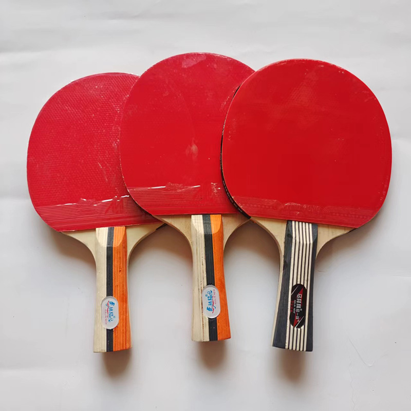 Raketa za stolni tenis, daska od topolovog drveta, antiadhesijska guma, horizontalni dizajn