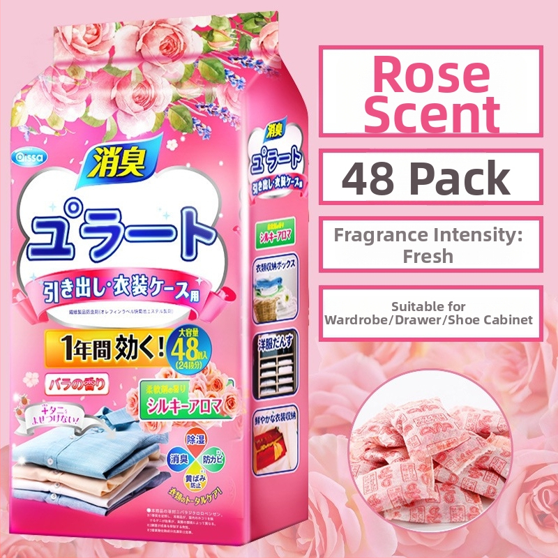 Kamfora lodītes garderobei, rozes smarža, pret insektiem, pret pelējumu, iepakojumā 200 gab