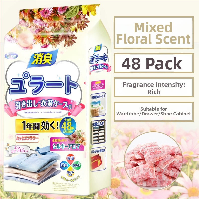 Kamfora lodītes garderobei, rozes smarža, pret insektiem, pret pelējumu, iepakojumā 200 gab