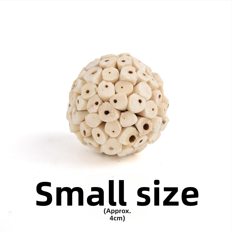 Papagaiļiem Grass Ball žuvēšanas rotaļlieta — Materiāls: Grass; Zīmols: Youyi; Derīgs papagaiļiem; Nav importēts