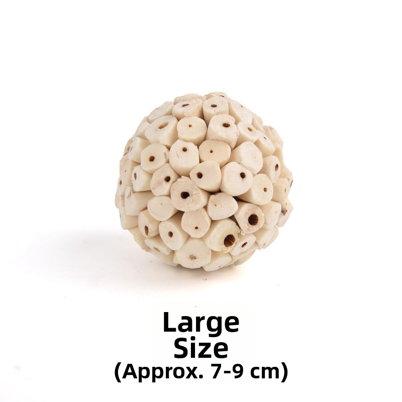 Papagaiļiem Grass Ball žuvēšanas rotaļlieta — Materiāls: Grass; Zīmols: Youyi; Derīgs papagaiļiem; Nav importēts