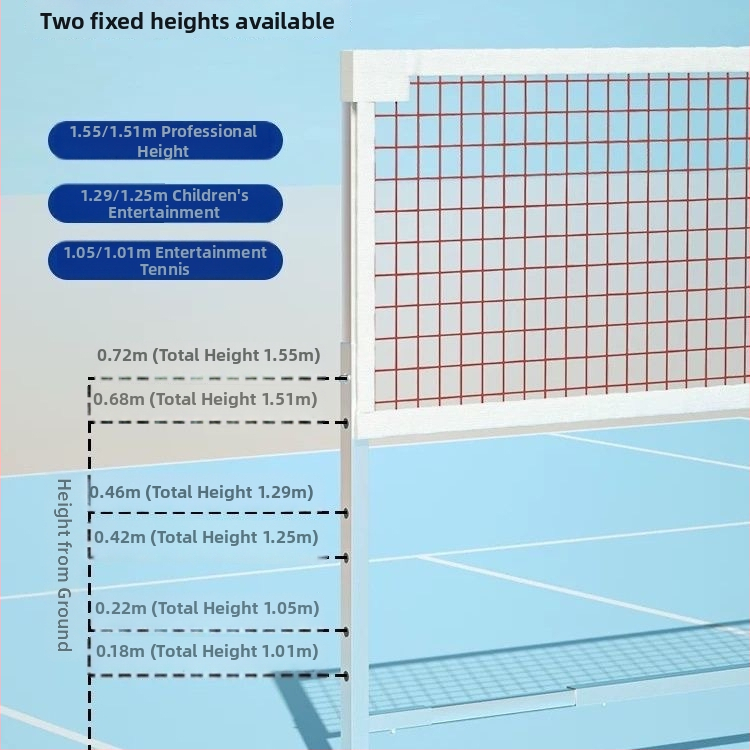 Badmintoni võrgu japosti komplekt, terasest raam, Double talent kaubamärk, sobib lauatennisile ja badmintonile
