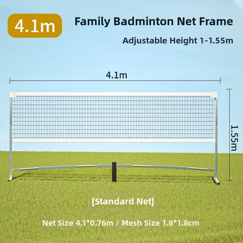 Badmintoni võrgu japosti komplekt, terasest raam, Double talent kaubamärk, sobib lauatennisile ja badmintonile