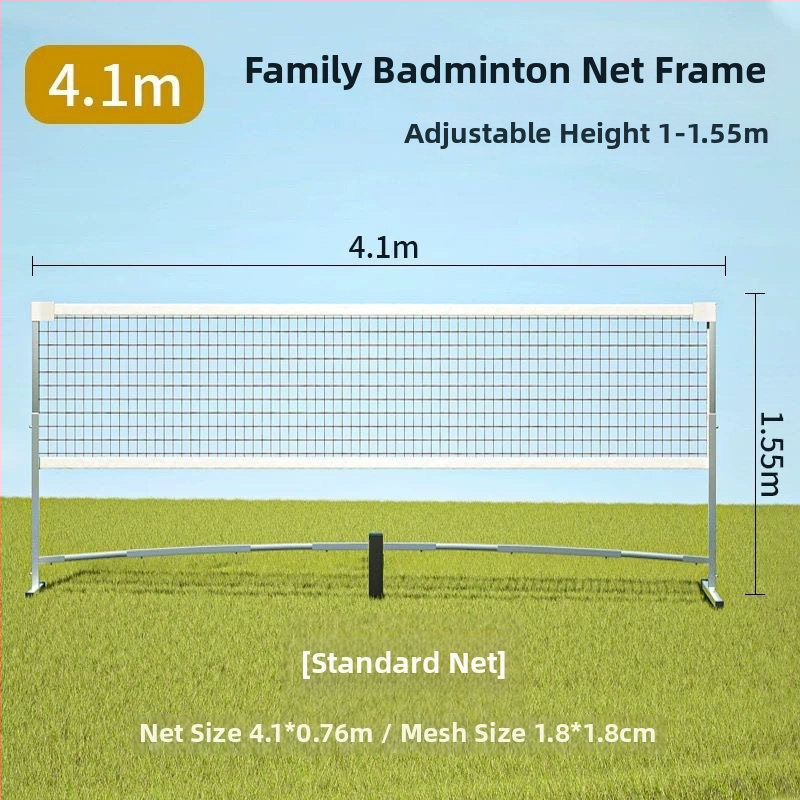 Badmintoni võrgu japosti komplekt, terasest raam, Double talent kaubamärk, sobib lauatennisile ja badmintonile