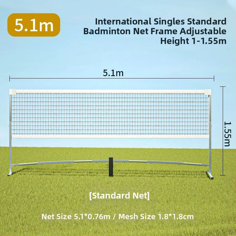 Badmintoni võrgu japosti komplekt, terasest raam, Double talent kaubamärk, sobib lauatennisile ja badmintonile