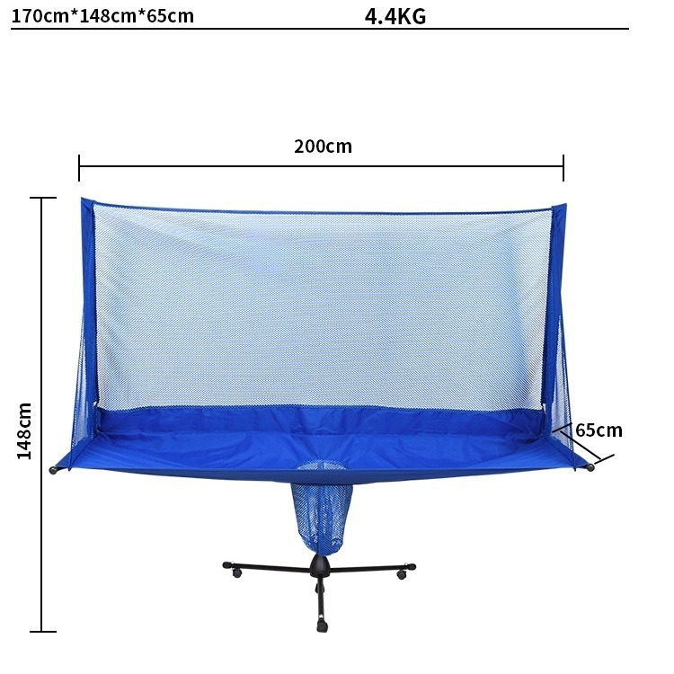 Kaasaskantav lauatennise pallide kogumisvõrk, mitme palliga kogujaga, kompaktne disain