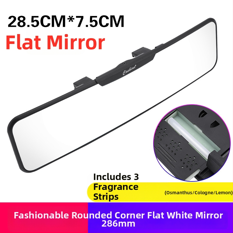 Iekšējais atpakaļskata spogulis ar plašu redzes laukumu un pretatspīduma pārklājumu