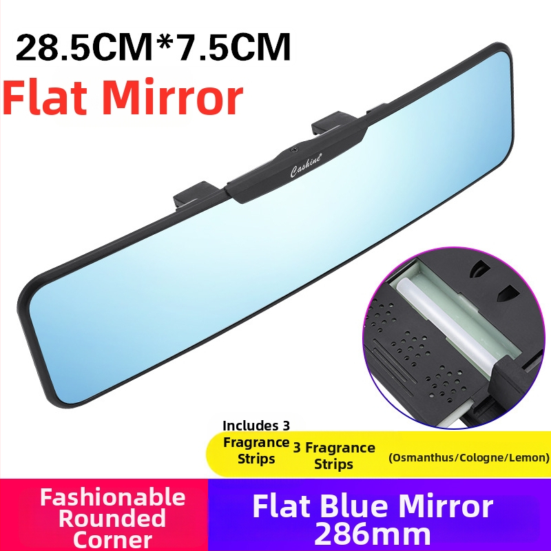 Iekšējais atpakaļskata spogulis ar plašu redzes laukumu un pretatspīduma pārklājumu