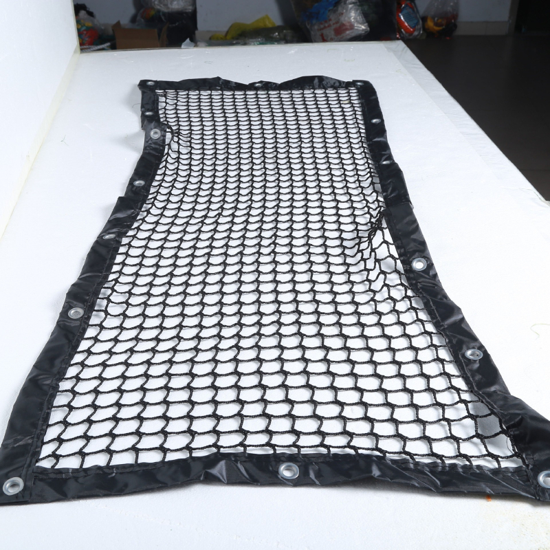 Plasă de protecție pentru terenuri sportive, din polietilenă fără noduri, pentru baschet și fotbal, plasă superioară