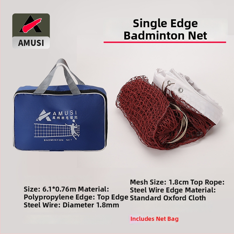 Badmintoni võrk, kaasaskantav kokkupandav, sise- ja välistingimustes, võistlusstandard, Amps bränd