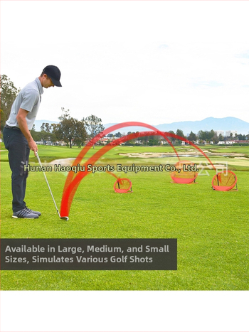 Golf mreža za vježbanje - trodijelni sklopivi set s kružnim ciljem, Nylon Oxford tkanina, ispis logotipa i prilagodba
