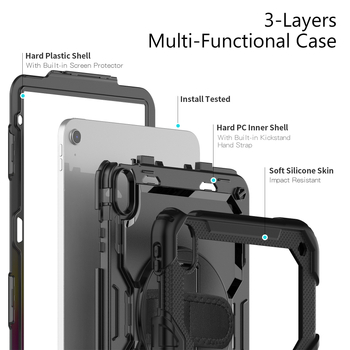 Silicone iPad vāciņš Apple iPad, pilna aizsardzība, pret triecieniem, anti-pirkstu nospiedumi, vienkāršs stils, iespiests dizains