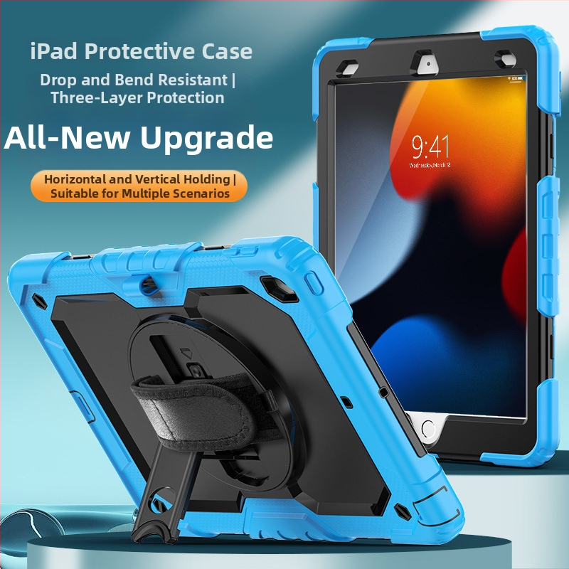 Silicone iPad vāciņš Apple iPad, pilna aizsardzība, pret triecieniem, anti-pirkstu nospiedumi, vienkāršs stils, iespiests dizains