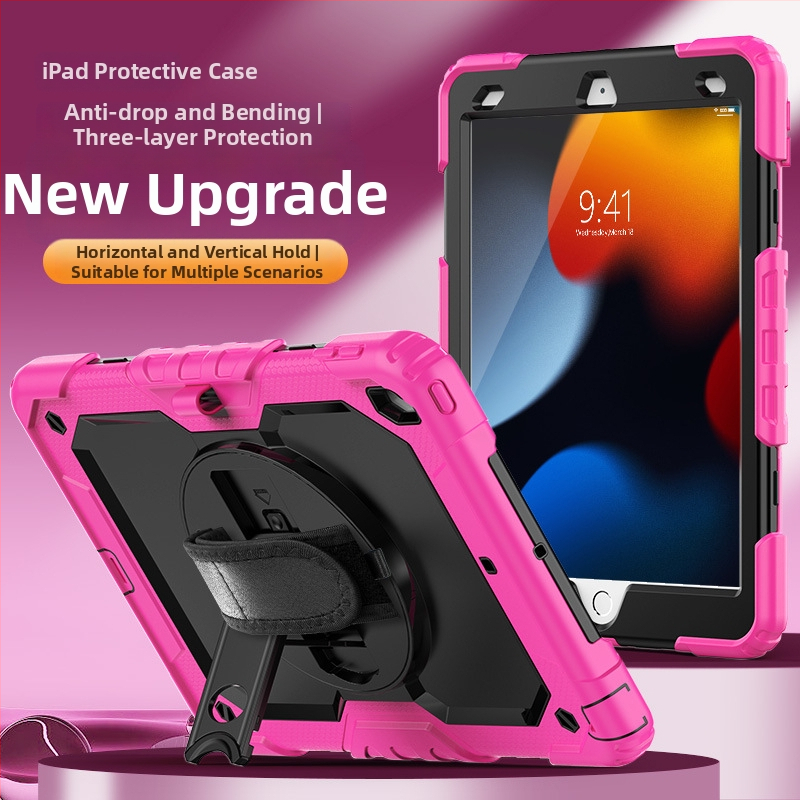 Silicone iPad vāciņš Apple iPad, pilna aizsardzība, pret triecieniem, anti-pirkstu nospiedumi, vienkāršs stils, iespiests dizains