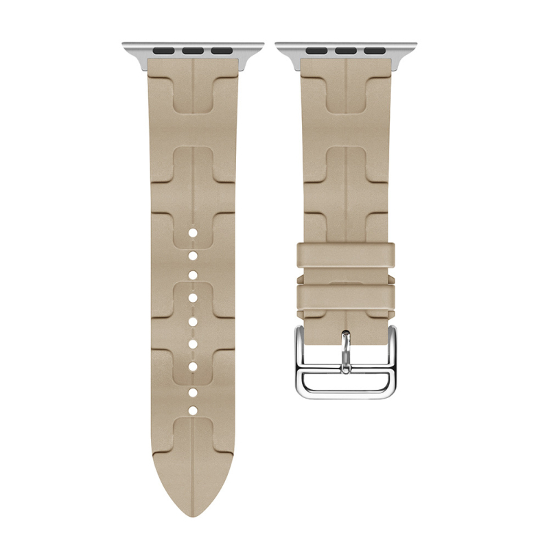 Brățară din silicon pentru Apple Watch S9/Ultra2, model H, cataramă cu pin