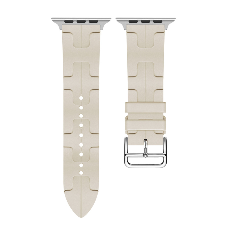 Brățară din silicon pentru Apple Watch S9/Ultra2, model H, cataramă cu pin